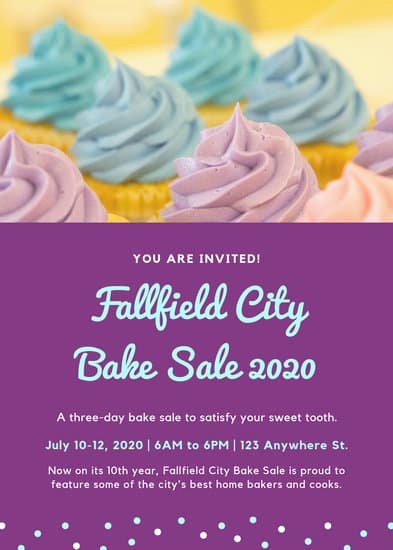 Bake Sale Flyer Templates Free Best Of Customize 288 Bake Sale Flyer Templates Online Canva