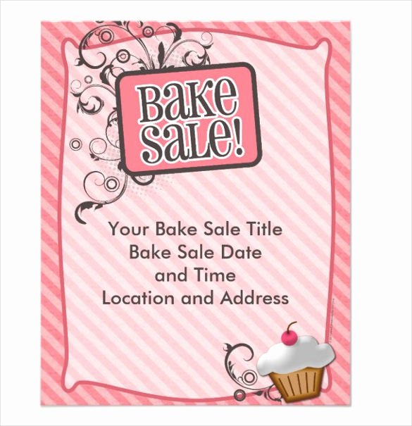 Bake Sale Flyer Templates Free Elegant 33 Bake Sale Flyer Templates Free Psd Indesign Ai