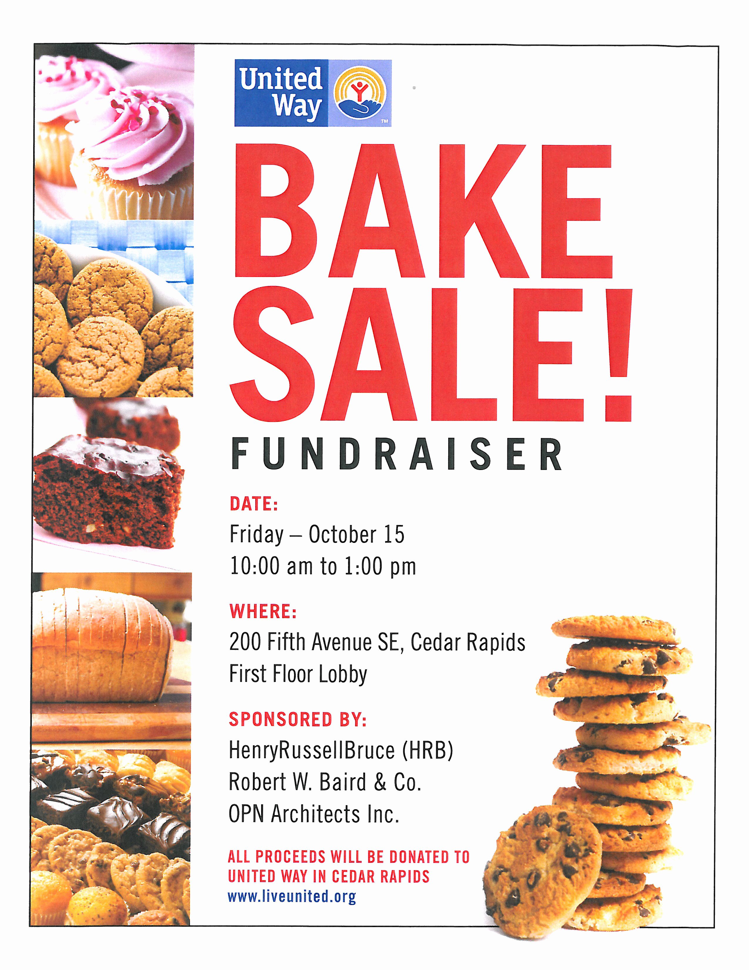 Bake Sale Fundraiser Flyer Template Inspirational Word Design Gallery Category Page 12 Designtos