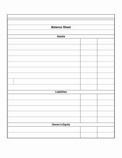 Balance Sheet Template Pdf Luxury Download Restaurant Balance Sheet Template Excel