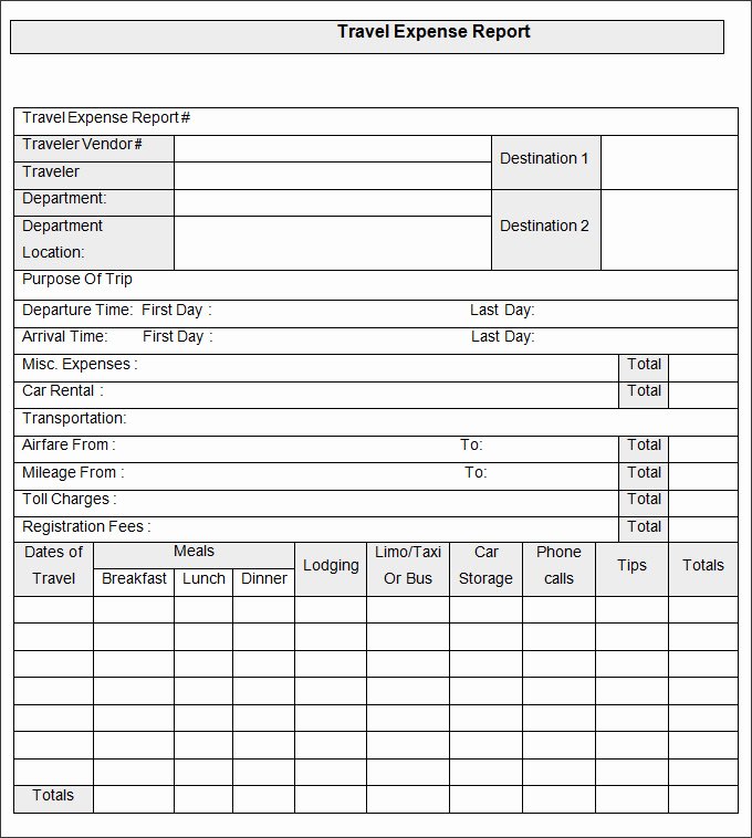 Basic Expense Report Template Awesome 31 Expense Report Templates Pdf Doc