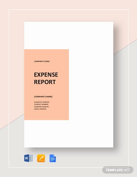 Basic Expense Report Template Awesome Simple Expense Report Template Download 337 Reports In