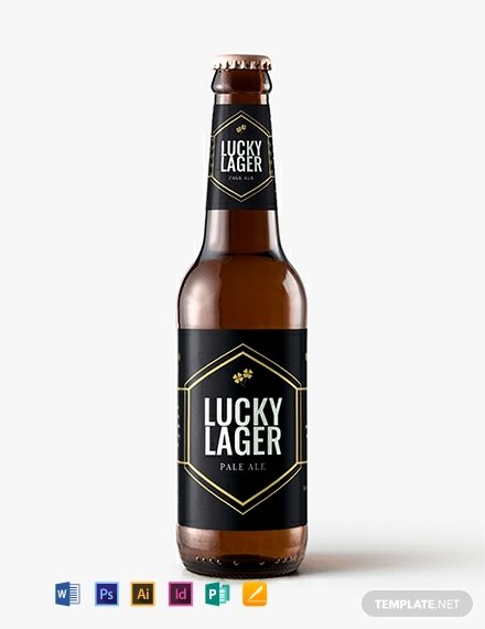 Beer Label Template Word Luxury Free Sample Beer Label Template Download 204 Labels In