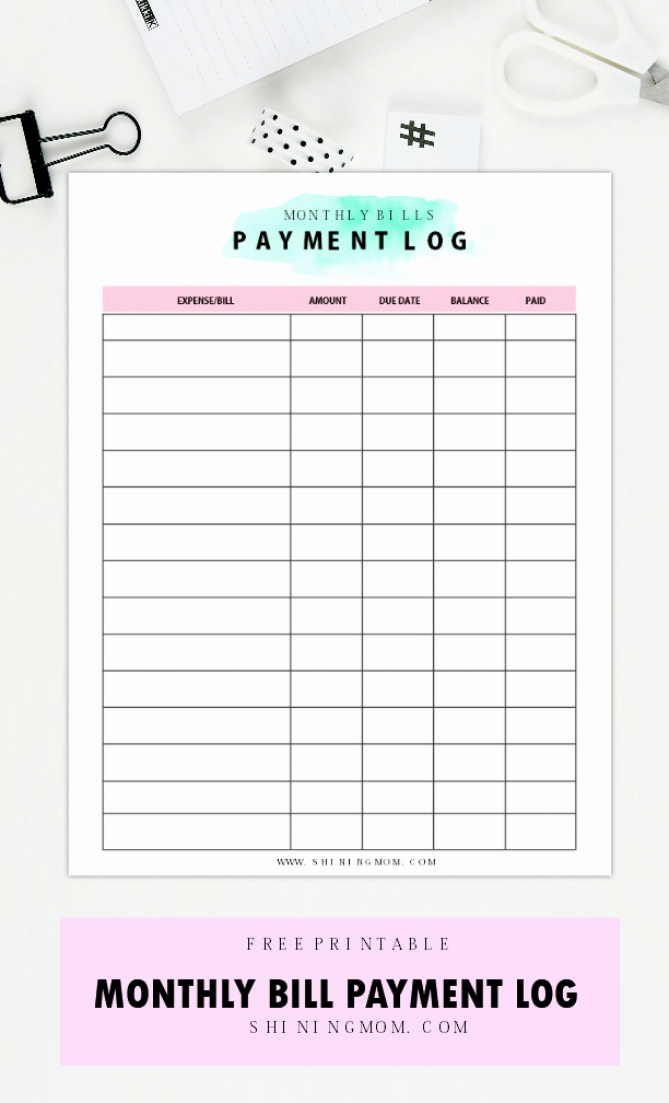 Bill Paying Calendar Template New Ultimate Free Monthly Bill Payment organizer
