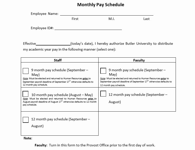 Bill Payment Schedule Template Lovely 5 Bill Payment Schedule Template Pdf &amp; Word Excel Tmp