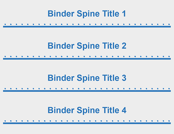Binder Spine Template 2 Inch New Papers and Reports Fice