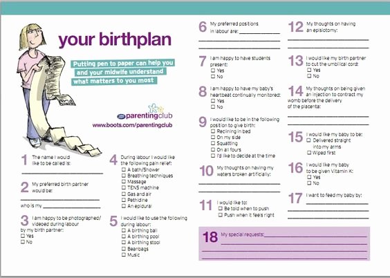 Birth Plan Template Pdf Luxury How to Write A Birth Plan and why You Should