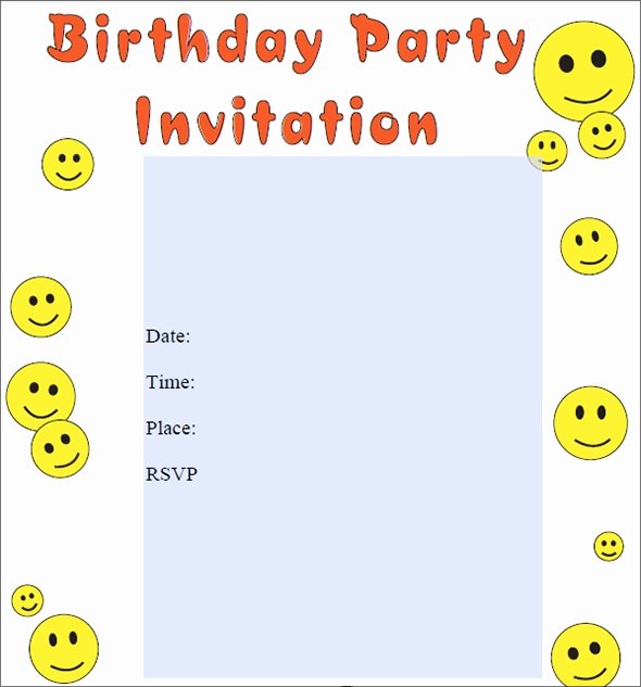 Birthday Invitation Templates Word Beautiful Free 63 Printable Birthday Invitation Templates In Pdf