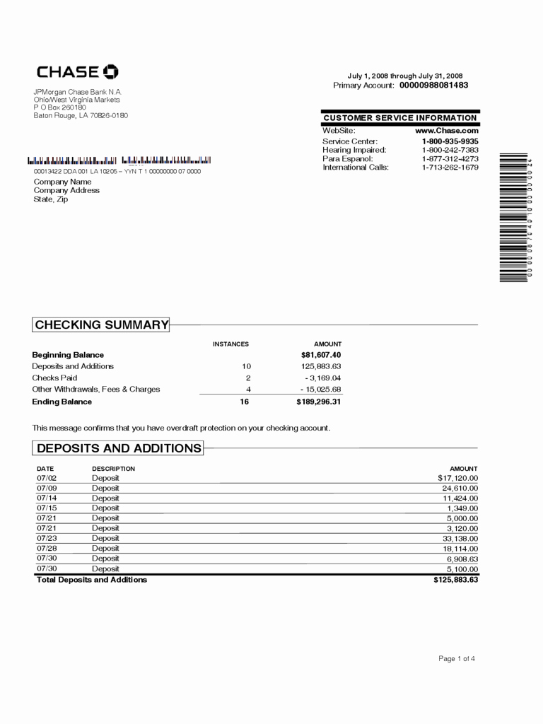 Blank Bank Statement Template Awesome Bank Statement Template Download Free