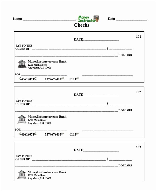 Blank Check Template Pdf Unique 27 Blank Check Template Download [word Pdf] Templates