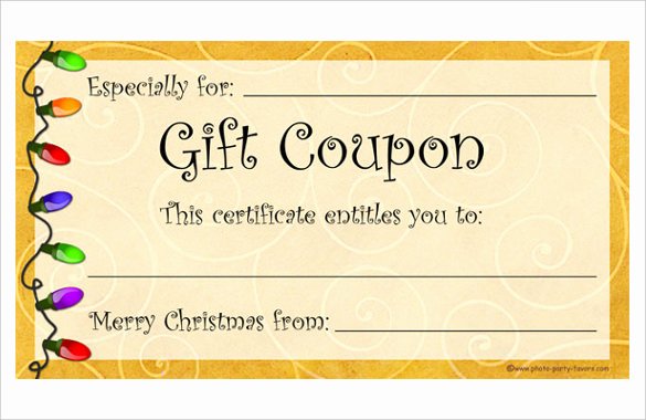 Blank Coupon Template Free New Homemade Coupon Templates – 23 Free Pdf format Download