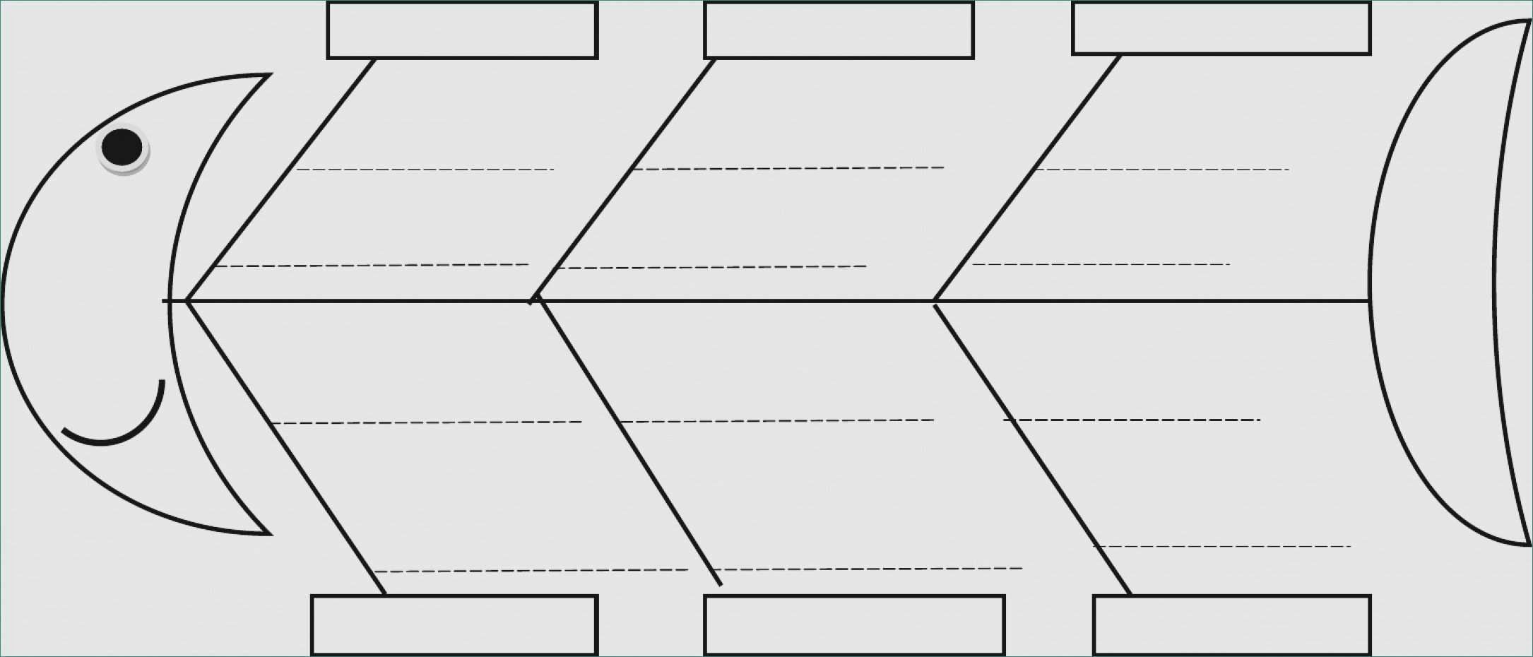 Blank Fishbone Diagram Template Inspirational Blank Cause and Effect Diagram