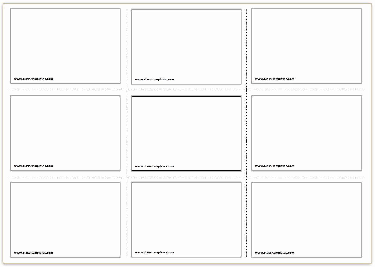 Blank Index Card Template Beautiful Free Printable Flash Cards Template
