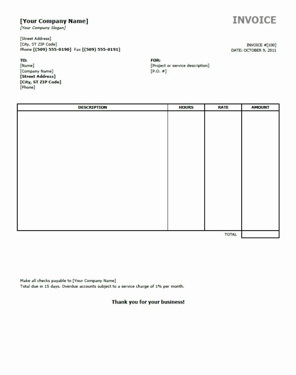 Blank Invoice Template Pdf Beautiful E Must Know On Business Invoice Templates
