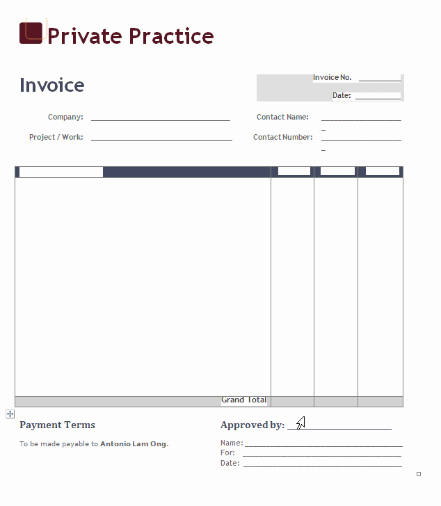 Blank Invoice Template Pdf Best Of 40 Invoice Templates Blank Mercial Pdf Word Excel