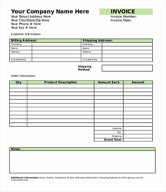 Blank Invoice Template Pdf Best Of Printables Simple Blank Invoice Templates Blank Invoice