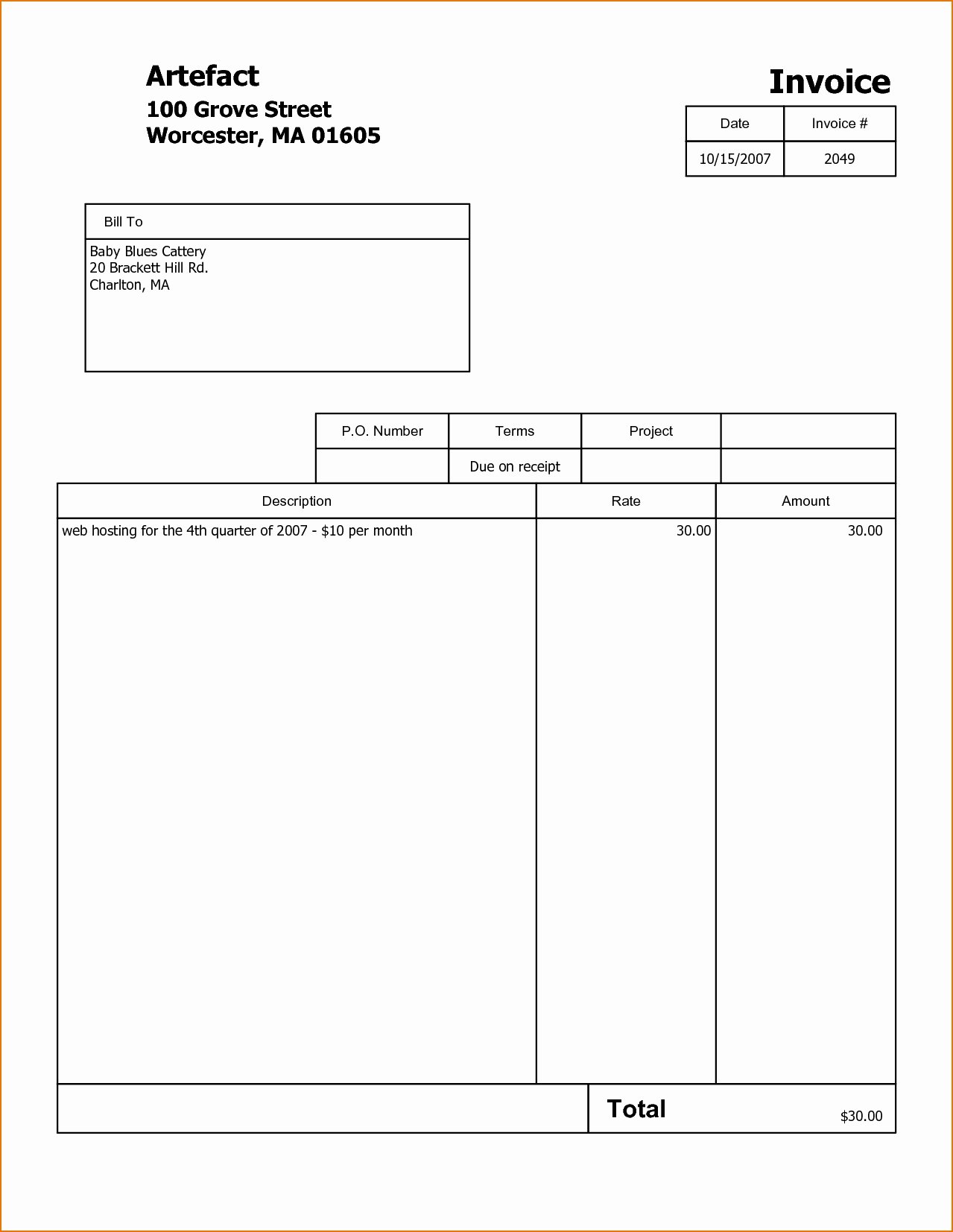 Blank Invoice Template Pdf Luxury Download Free Blank Invoice Template