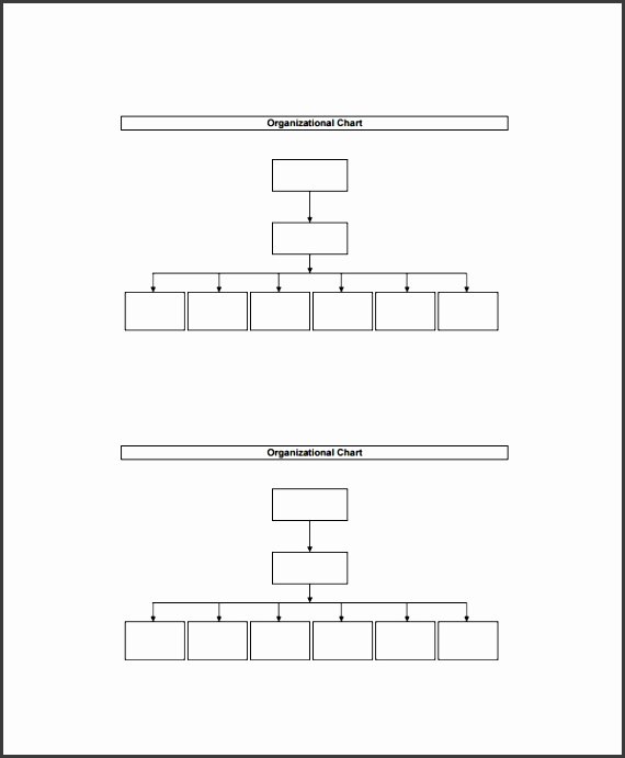 Blank organizational Chart Template New 6 Word organizational Chart Template Sampletemplatess