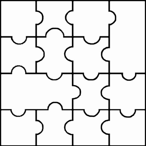 Blank Puzzle Pieces Template Lovely Blank Jigsaw Templates Clipart Best