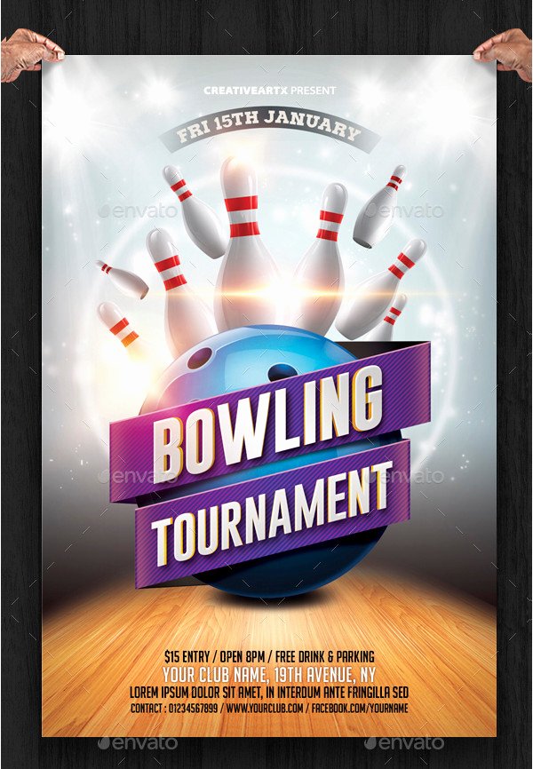 Bowling Flyer Template Free Best Of 27 Bowling Flyer Templates Psd Ai Eps Vector format