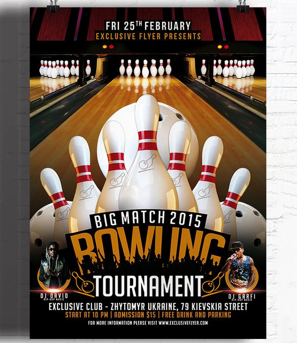 Bowling Flyer Template Free Elegant Blank Bowling Flyer Free Download Printable Templates Lab