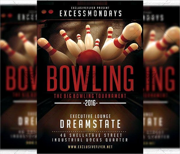 Bowling Flyer Template Free Inspirational Bowling event Flyer Cti Advertising