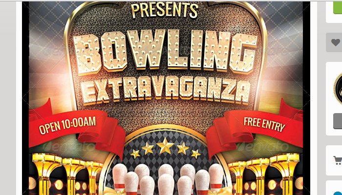 Bowling Flyer Template Free New June 2014