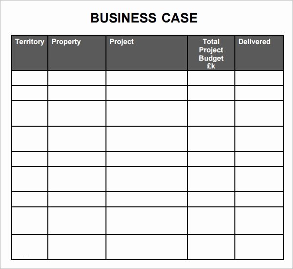 Business Case Template Word New Free 6 Business Case Samples In Pdf