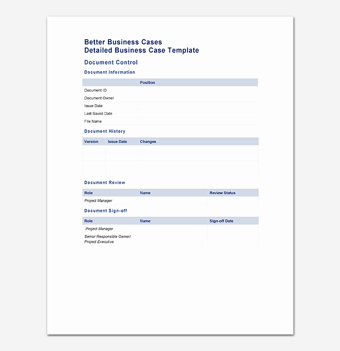 Business Case Template Word Unique Business Case Template 9 Simple formats for Word