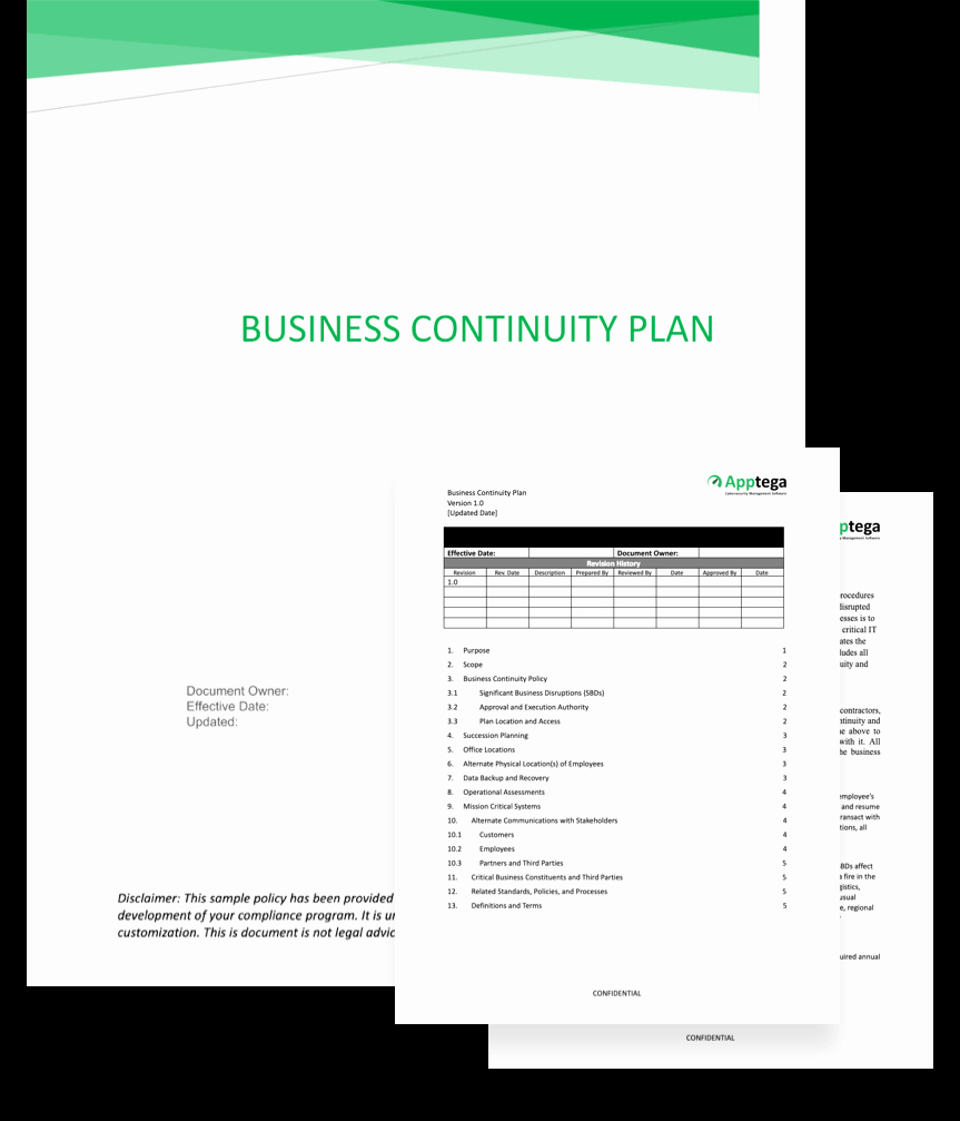 Business Continuity Plan Template Best Of Free Downloadable Business Continuity Plan Template