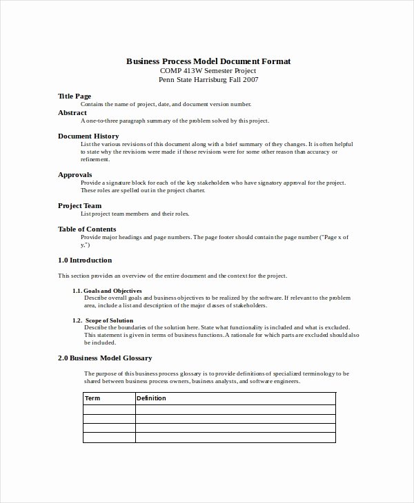 Business Model Template Word Awesome Word Business Template 8 Free Word Document Downloads