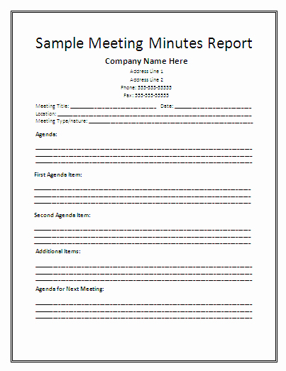 Business Report Template Word Luxury 2 Free Report Templates Word &amp; Pdf
