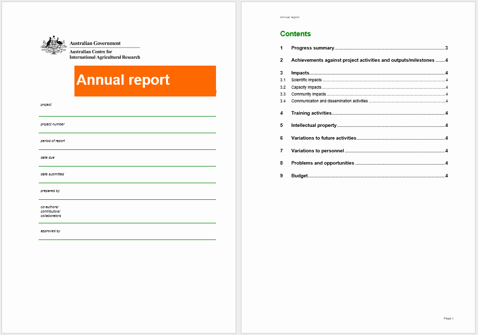 Business Report Template Word Unique 12 Free Annual Business Report Templates In Ms Word Templates