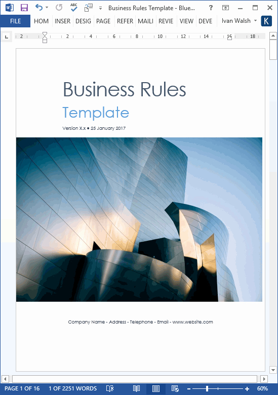 Business Requirements Document Template Word Unique Business Rules Vs Business Requirements – What’s the