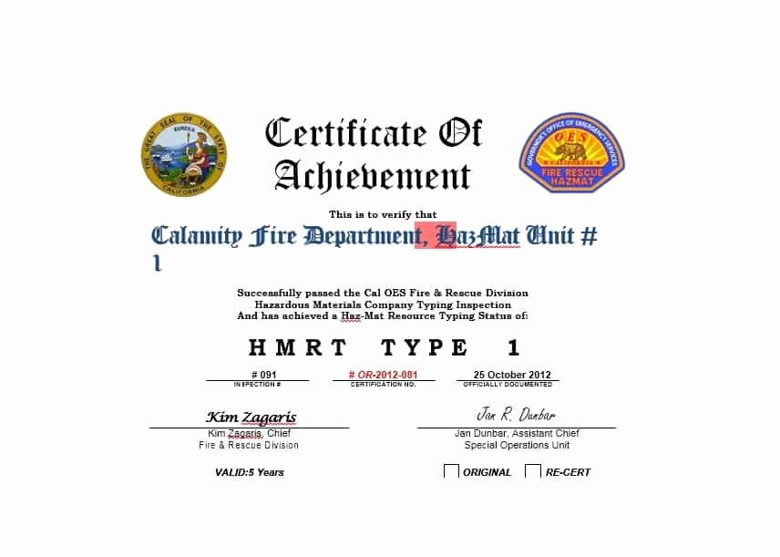 Certificate Of Accomplishment Template Inspirational 40 Great Certificate Of Achievement Templates Free