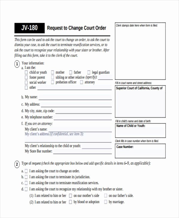 Change order Request Template Best Of Change order forms 9 Free Word Pdf format Download