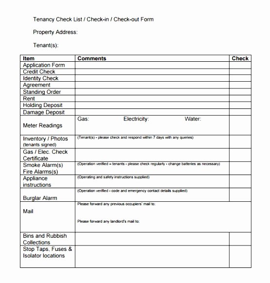 Check Out Sheet Template New 6 Check Out form Template Ierwr