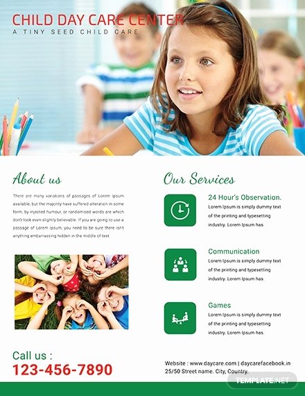 Child Care Flyer Template Fresh 15 Beautiful Child Care Brochure Templates Docs Ai