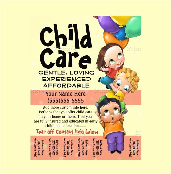 Child Care Flyer Template Luxury 14 Babysitting Flyers Pdf Word Psd Ai Eps Vector