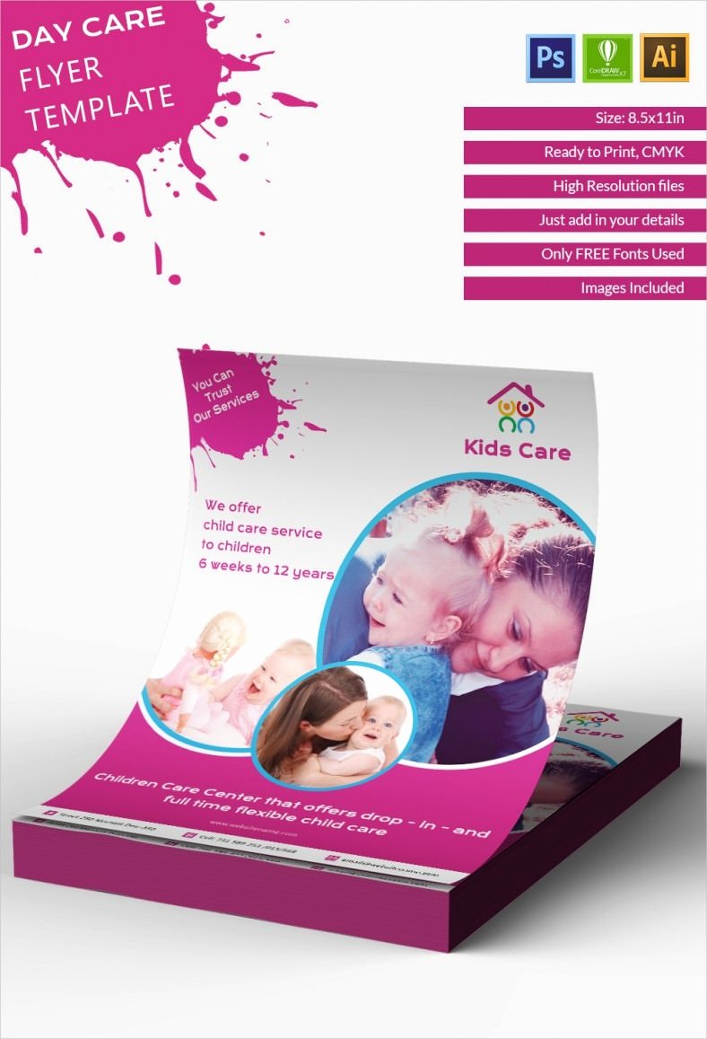 Child Care Flyer Templates Luxury Daycare Flyer Template 27 Free Psd Ai Vector Eps