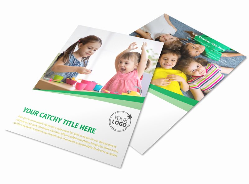 Child Care Flyer Templates Unique Child Daycare Flyer Template