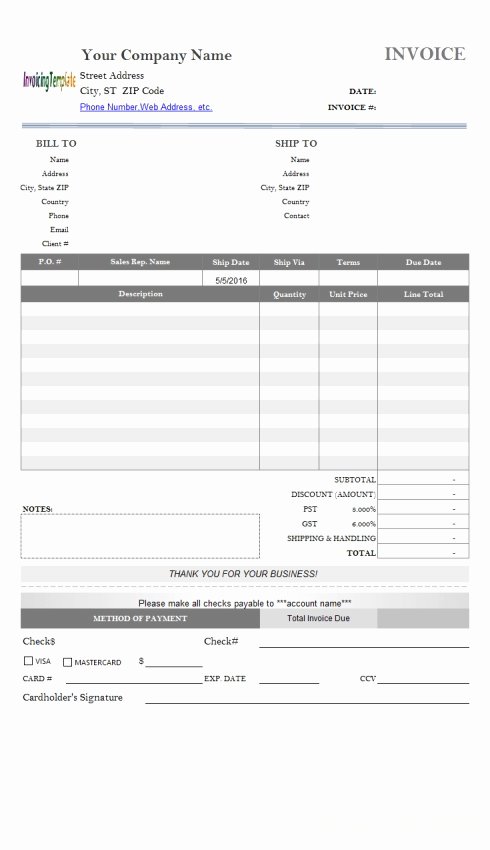 Child Care Invoice Template Awesome Nanny Receipt Template