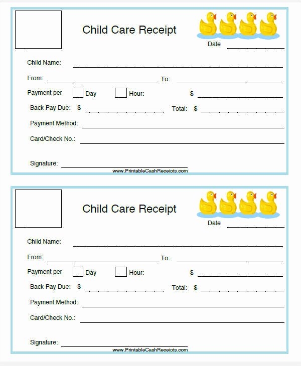 Child Care Invoice Template Best Of 7 Daycare Invoice Templates Examples In Word Pdf