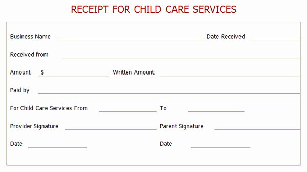 Child Care Invoice Template Best Of Child Care Invoice Template