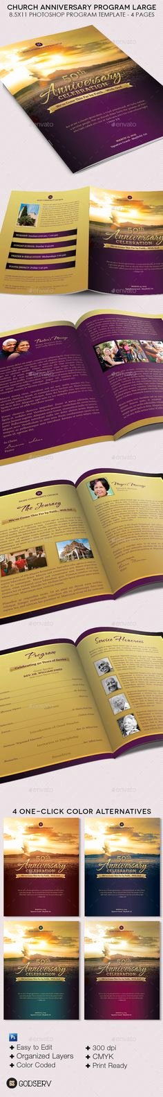 Church Anniversary Program Templates Free Inspirational Free Printable Church Program Template