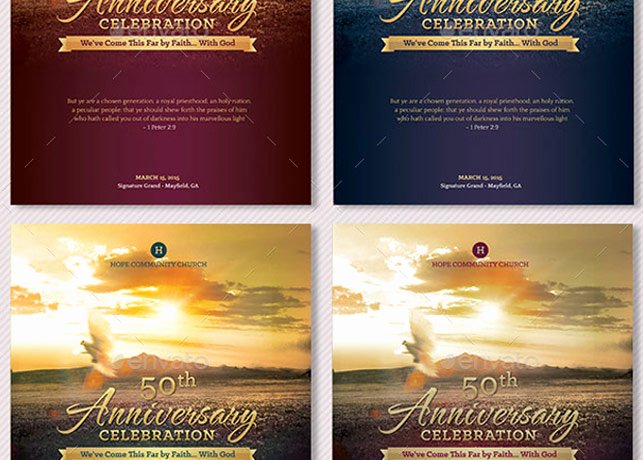 Church Anniversary Program Templates Free New Church Anniversary Program