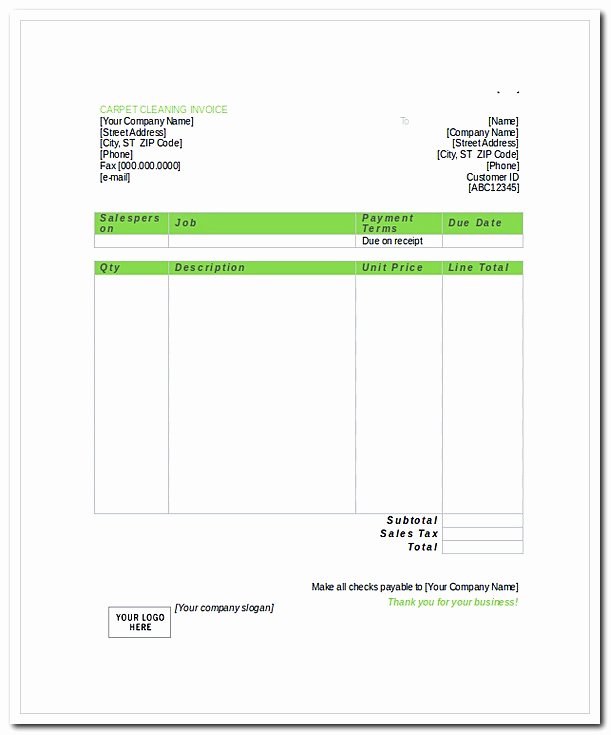 Cleaning Services Invoice Template Beautiful Guides to Create House Cleaning Service Invoice with Tip