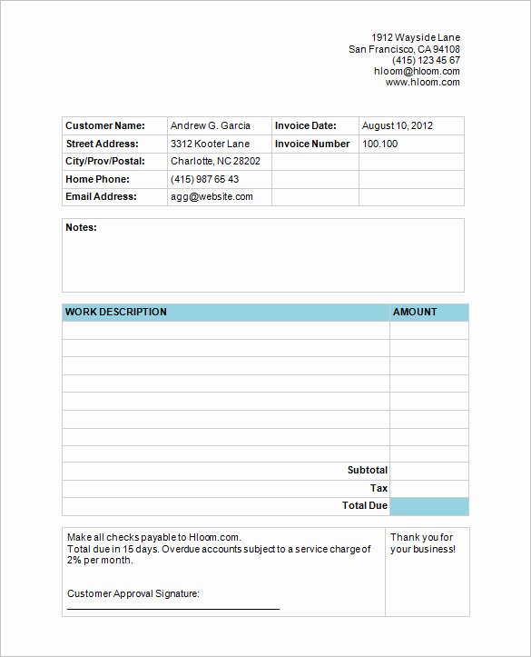 Cleaning Services Invoice Template New 60 Microsoft Invoice Templates Pdf Doc Excel
