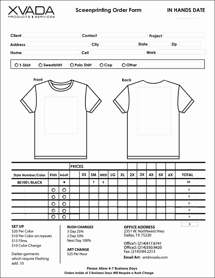 Clothing order form Template Awesome 48 Best Sample order Templates Images On Pinterest