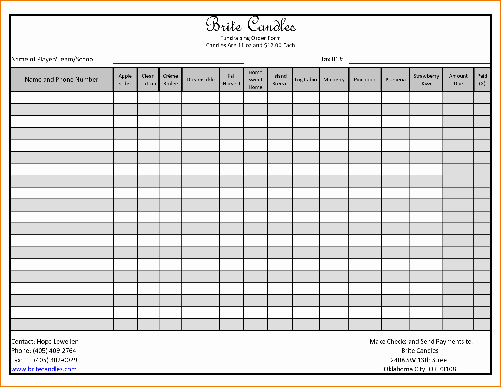 Clothing order forms Templates Awesome ordering form Template Excel